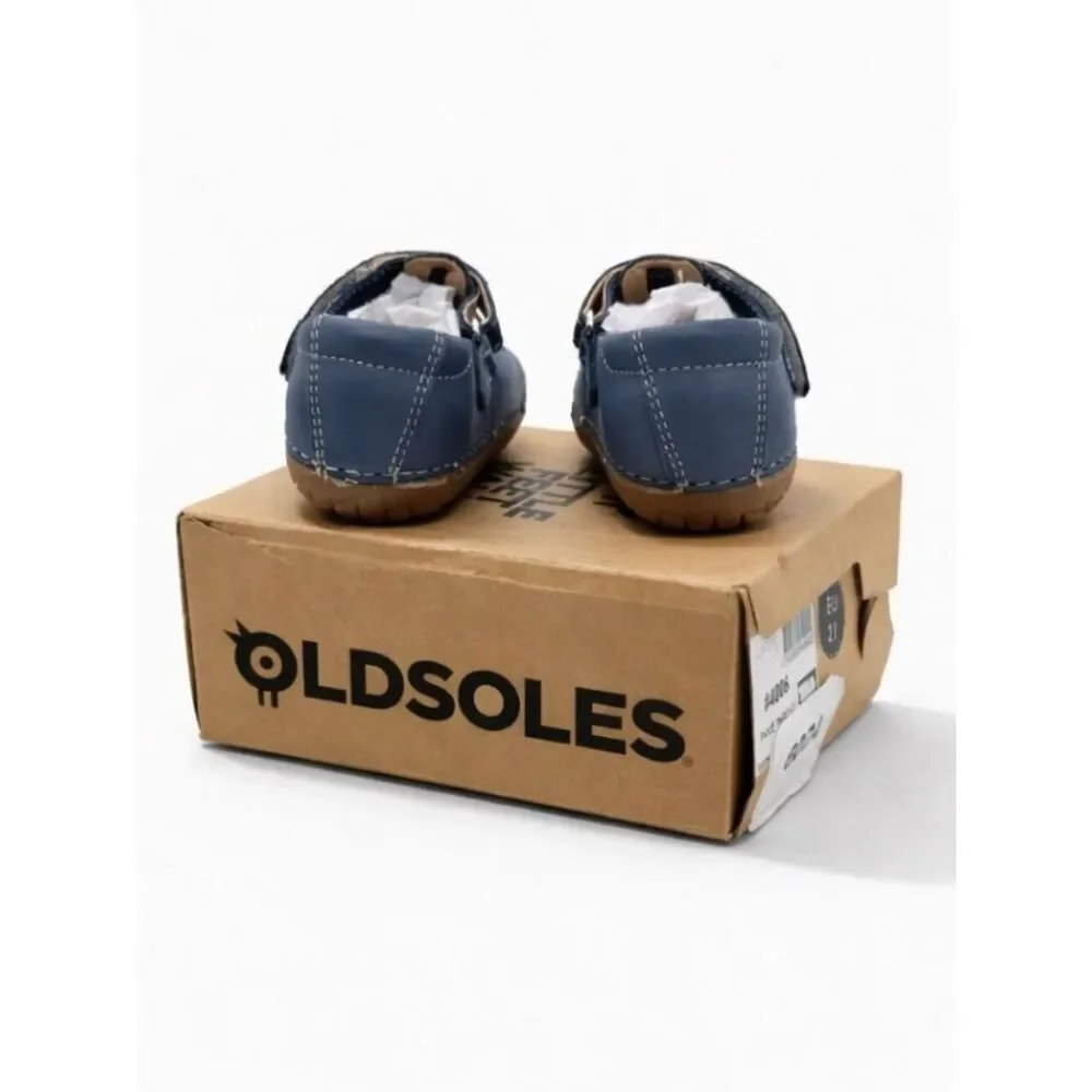 Old Soles Pave Thread Supportive Leather Toddler Fisherman Shoes EU 21 US 5
